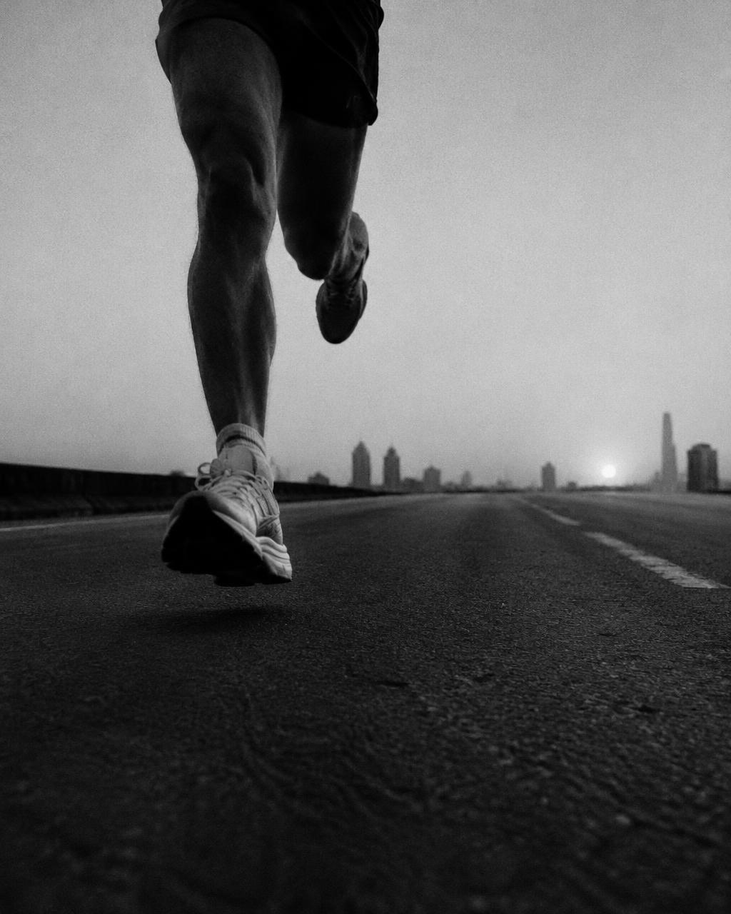 Coureur à l'aube